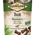 Carnilove friandise semi-humide pour chien canard enrichie au romarin