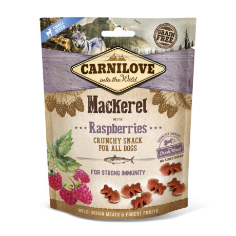 Snack croustillant pour chien Macharel aux Framboises