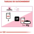 royal canin kitten en sauce rationnement