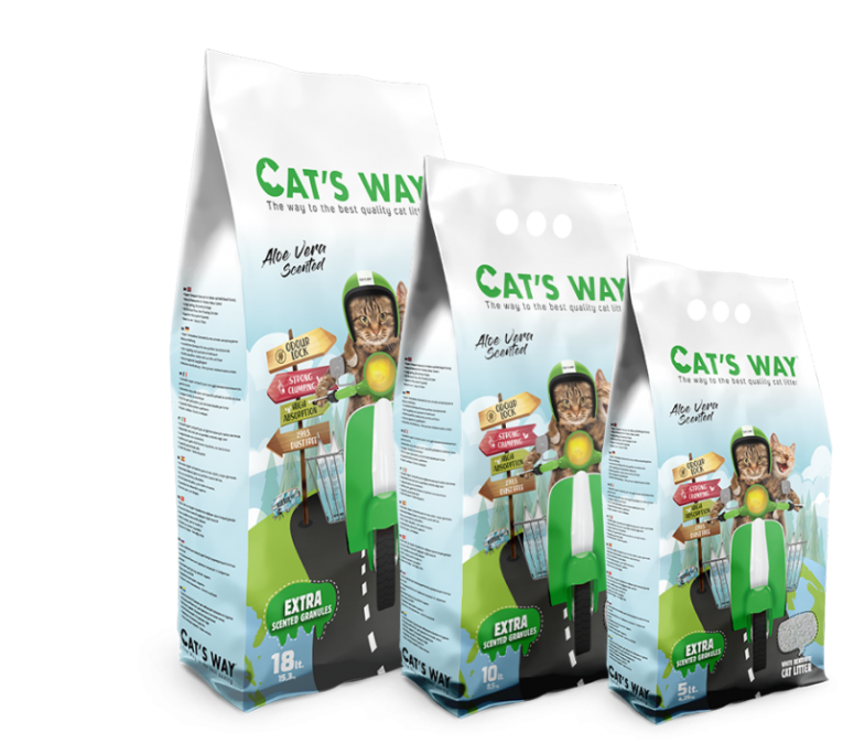 litiere pour chat cats way aloe vera