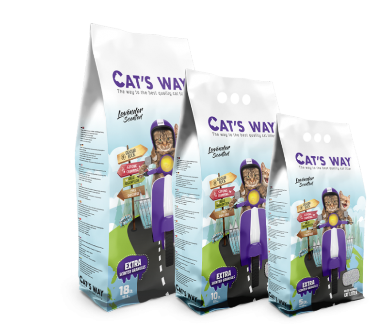 litiere pour chat cats way lavande